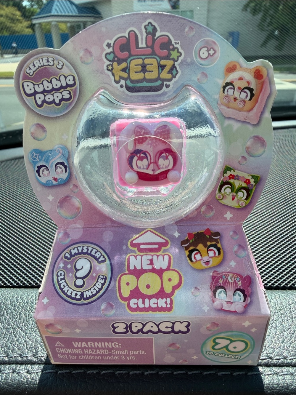 CLICKEEZ Bubble Pops 2-Pack - Pink Pop Click PERFECT FIGET Toy